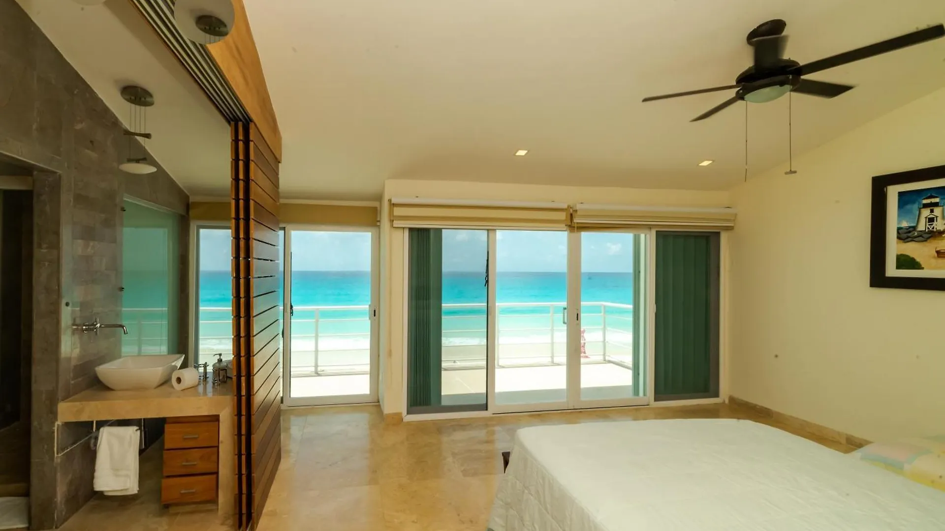 アパート Brisas Beach Shore Villa - Heated Private Pool カンクン